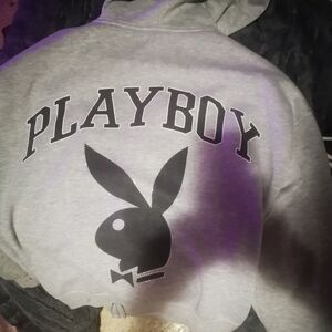 Women's playboy zipup hoodie